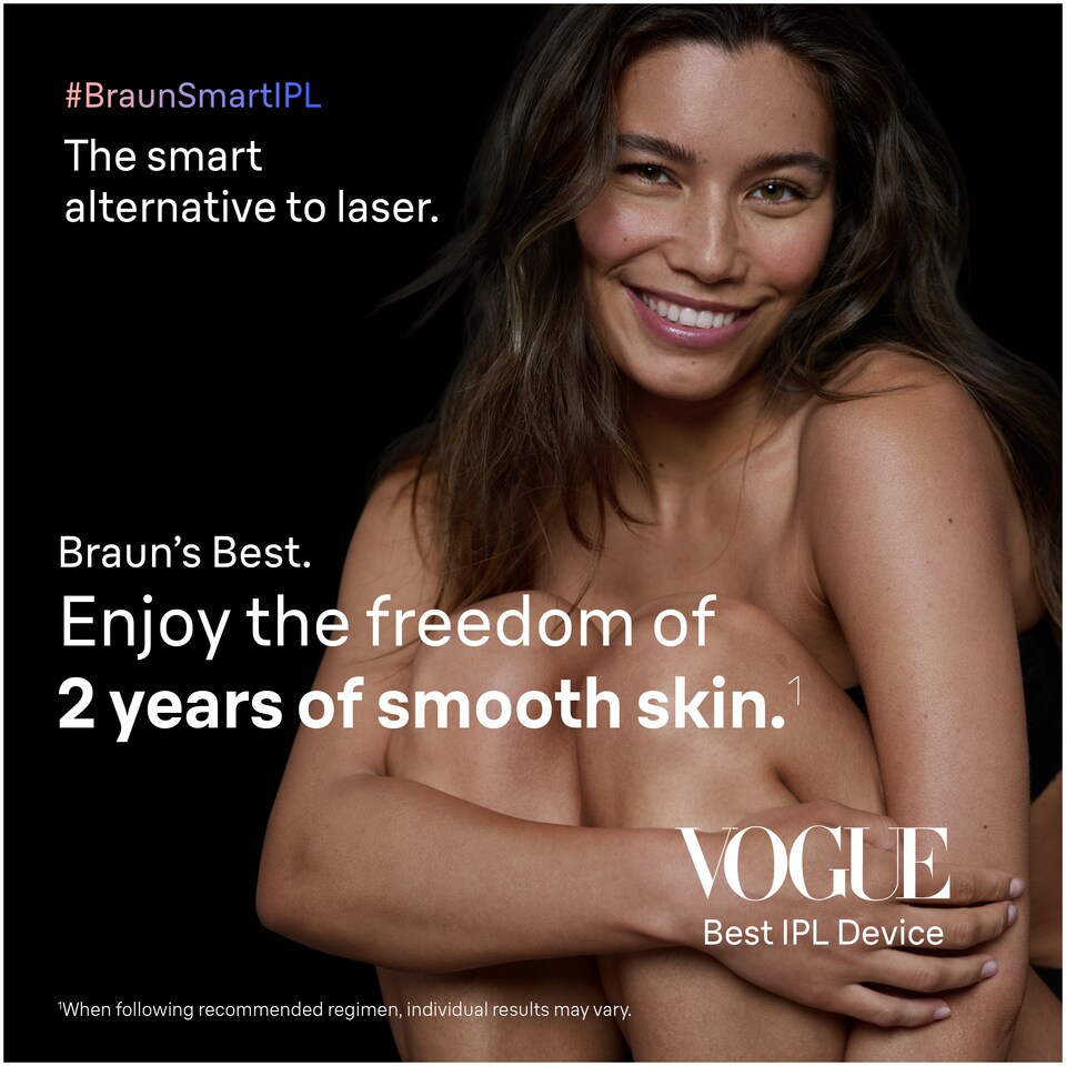 image 1 of Braun Smart IPL Skin i·expert, At Home Hair Removal, With Free App, 4 Smart Heads, PL7441