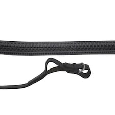 Rhinegold Rubber Covered Flexi Reins Black | Size: One Size
Colour: Black
