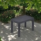 image 2 of Black Weatherproof Plastic Garden Table