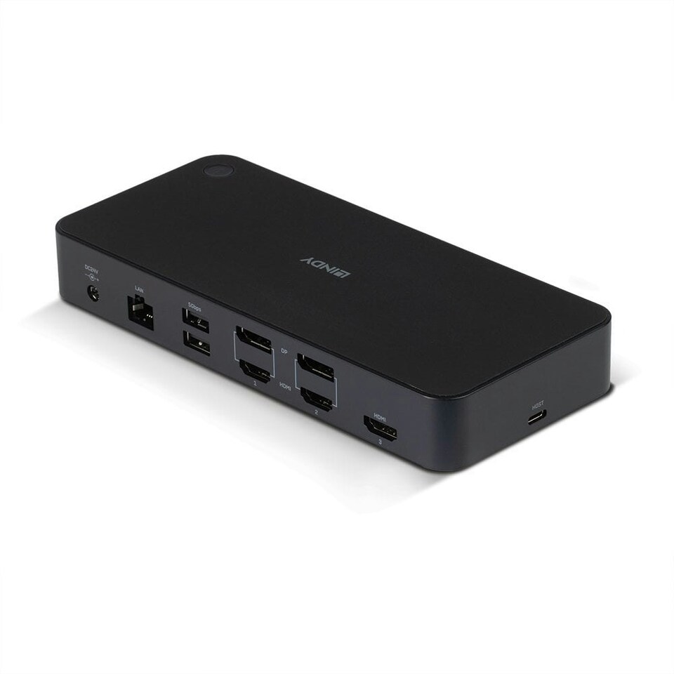 image 1 of DST-Pro Universal Laptop Docking Station | USB-C & USB-A | 3x 4K HDMI®/DP | 100W PD