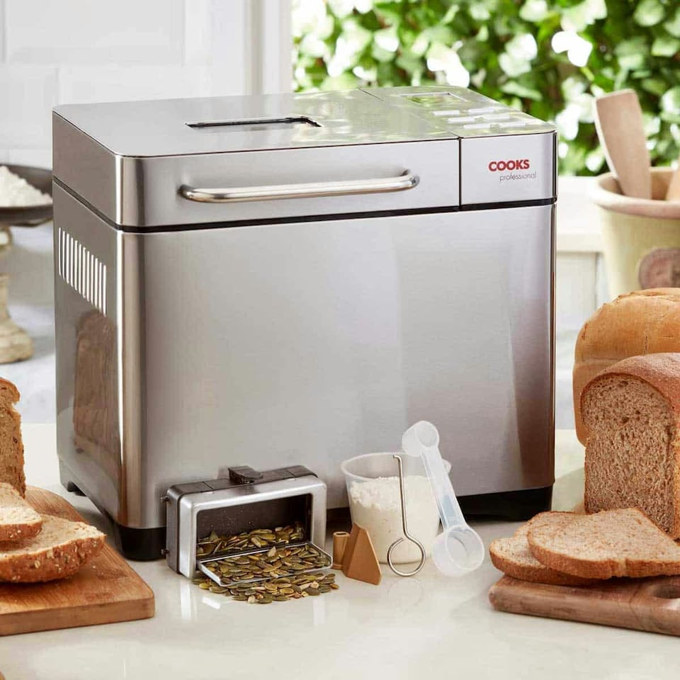 image 1 of Cooks Professional Bread Maker with Fruit and Seed Dispenser
