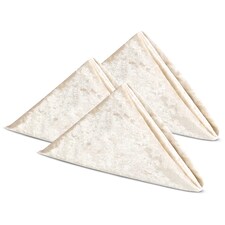 Square Crushed Velvet Napkins, Cloth with Hemmed Edges Napkins - 20 Inch