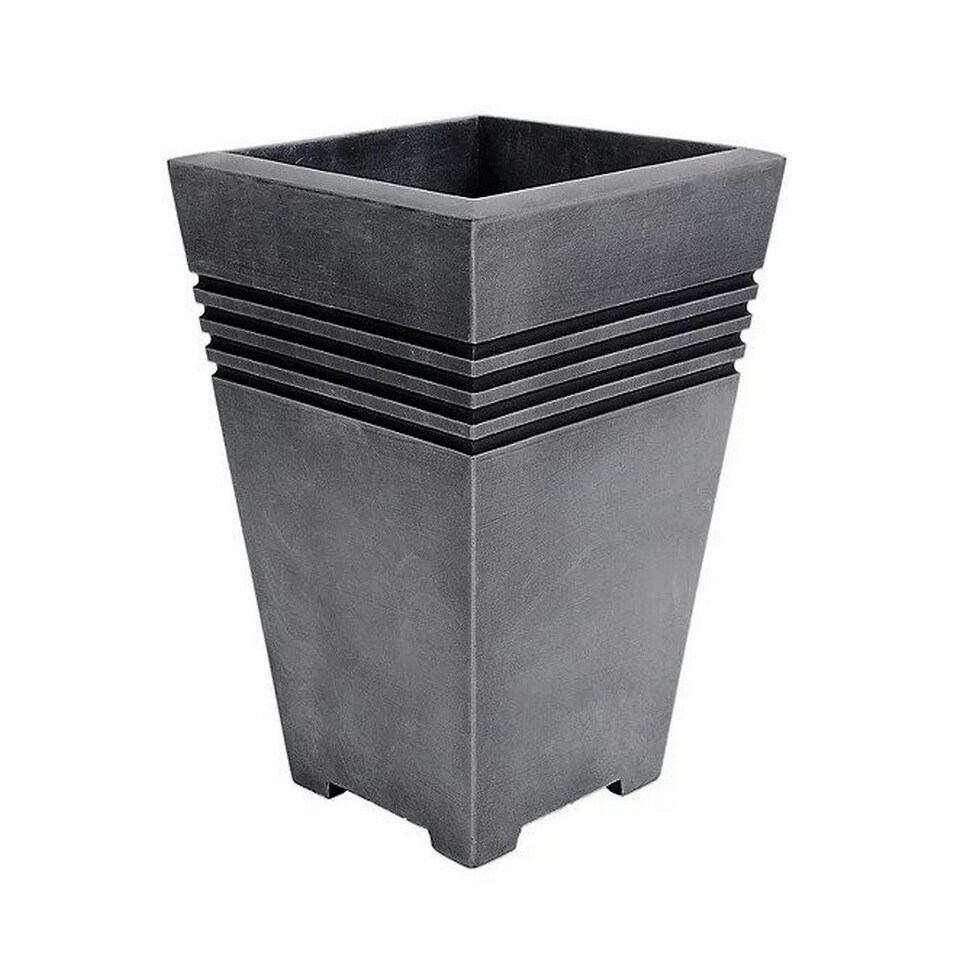 Sankey Milano Planter - Pewter Grey - 45cm x 30cm x 30cm