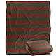 image 1 of Nightmare On Elm Street Stripes Freddy Krueger Blanket - Multicoloured - One Size