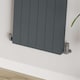 image 2 of Talus Bold - Natural Pewter Thermostatic Radiator Valve & Installation Kit Corner 15mm