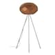 image 1 of Interiors by Premier Coffee Finish Floor Lamp Brown