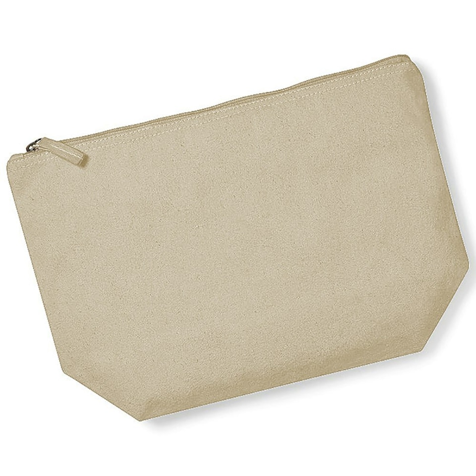 image 1 of Westford Mill EarthAware Organic Accessory Bag - Natural - L Cream