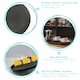 image 2 of Argon Tableware Oval Non-Slip Serving Tray - 63.5cm x 52cm - Black Black