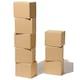 image 3 of 10 x Single Wall 8 x 6 x 4" (203x152x102mm) Strong Cardboard Shipping Boxes For House Moving & Storage | Brown