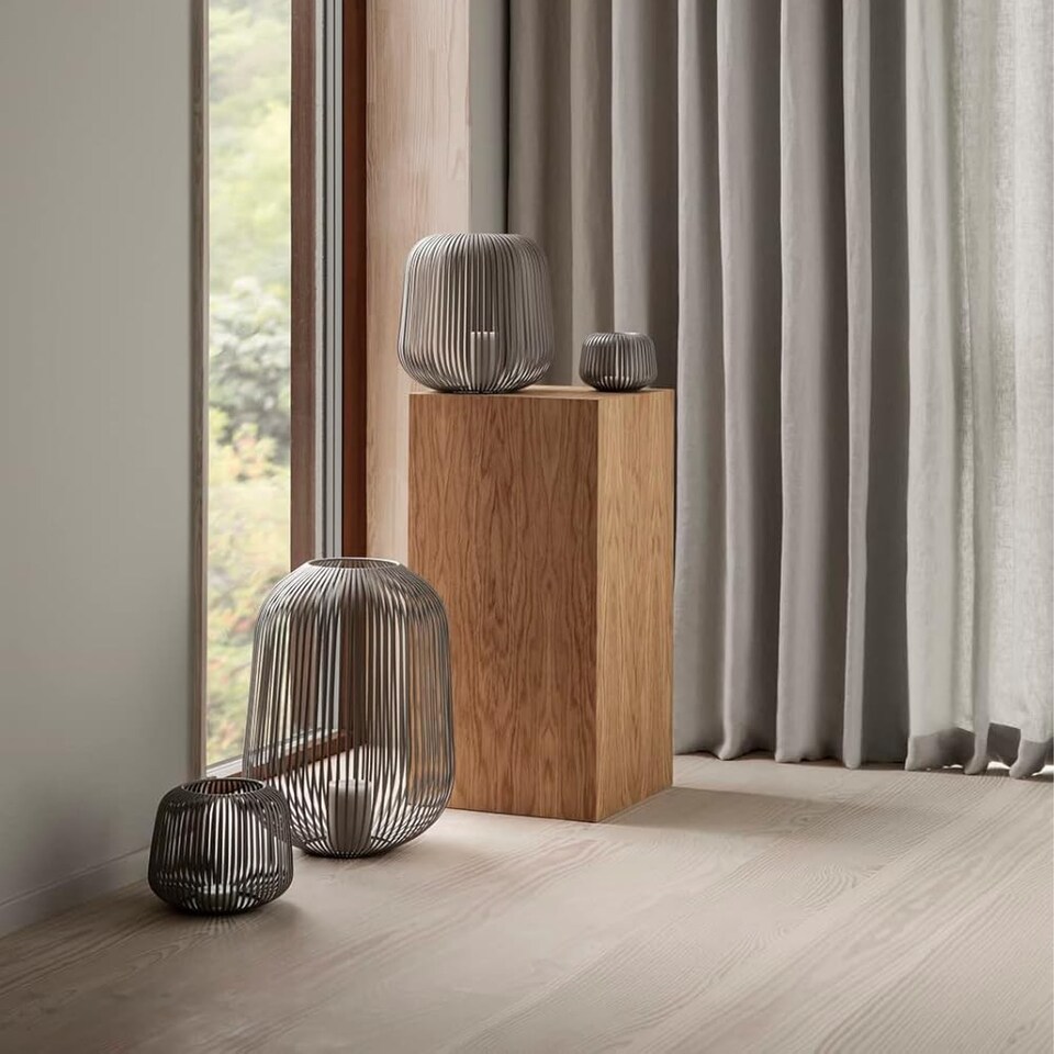image 1 of Blomus Lito Lantern Candle Holder S - Steel Gray