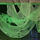 image 6 of 2.9m Halloween Freaky Fabric Net Decoration in Cream