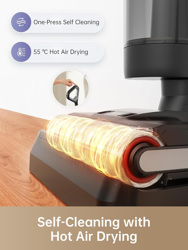 image 1 of Dreame H12 Pro Wet Dry Vacuum Cleaner, Smart Floor Cordless Vacuum Cleaner & Mop for Hard Floors with Hot Air Drying