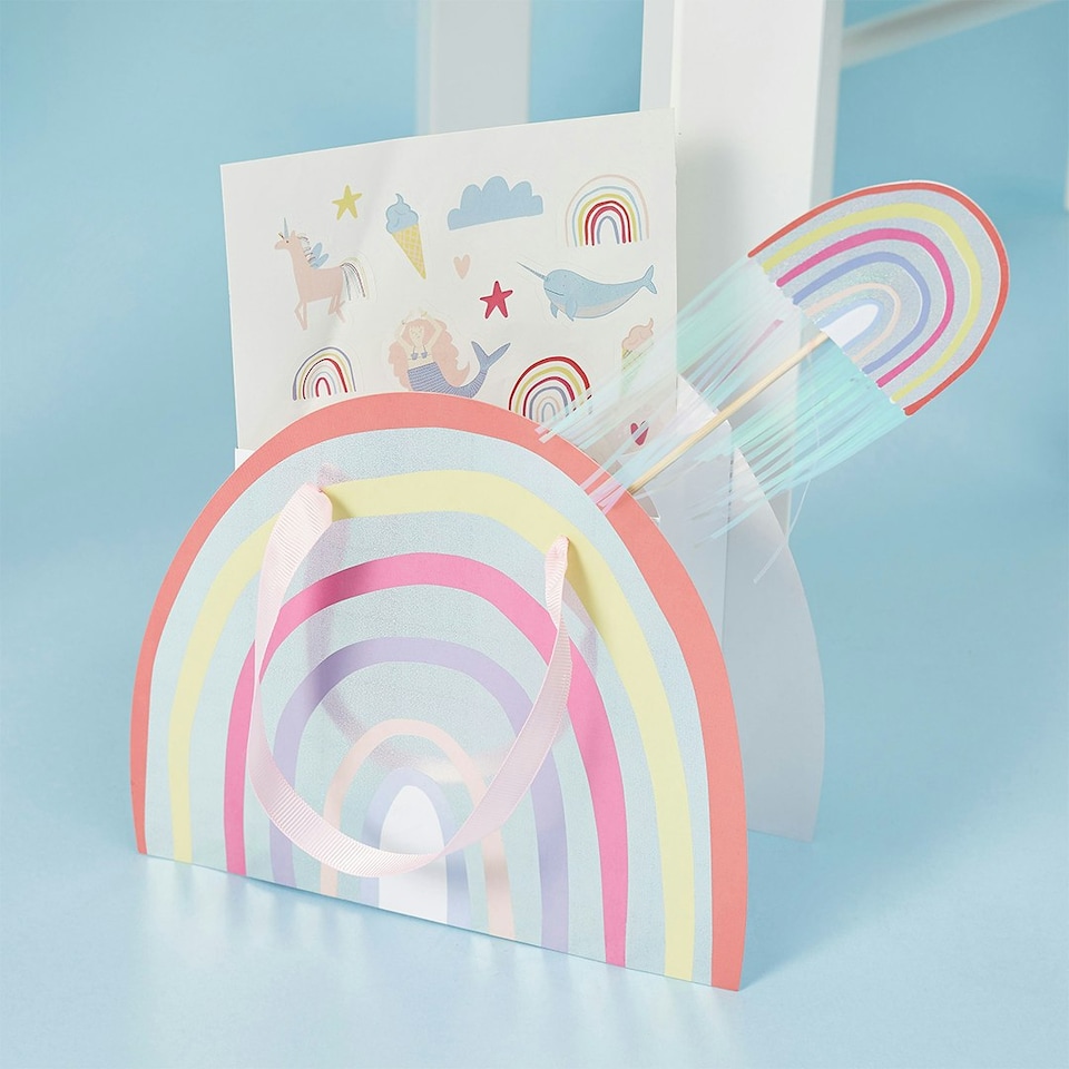image 1 of Rainbow Party Bags - Pack of 5