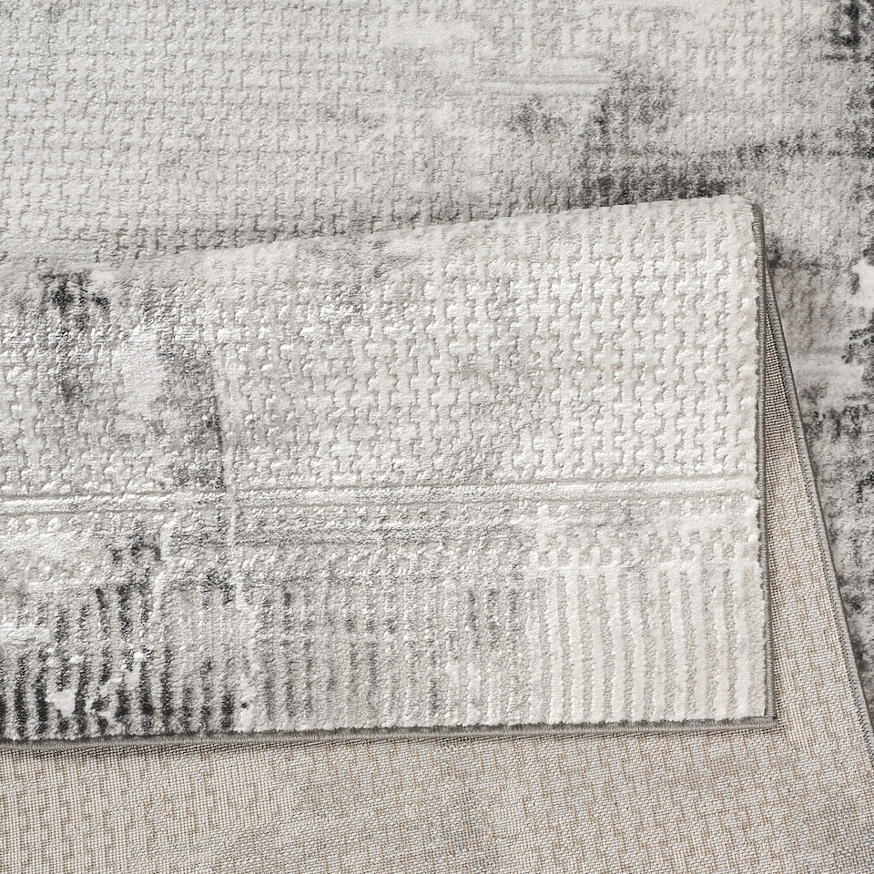 image 1 of RUGLENZA HOME - INTERNO AREA RUG - 12 MM - GREY TEXTURED - 120 x 170 CM