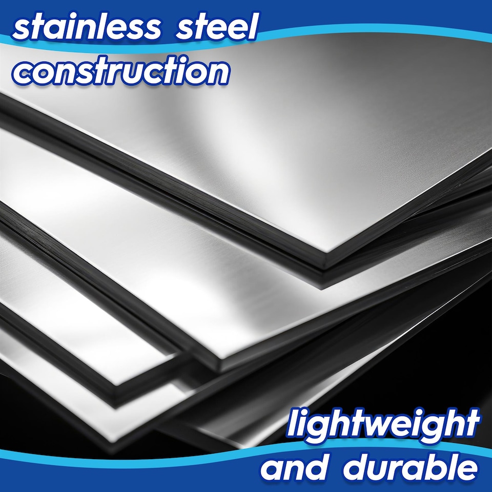 image 1 of Harbour Housewares Square Stainless Steel Kitchen Pedal Bin - 30L - White | White | White