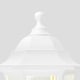 image 2 of ValueLights Mayfair Wall lantern Matte White Lantern and LED Bulb