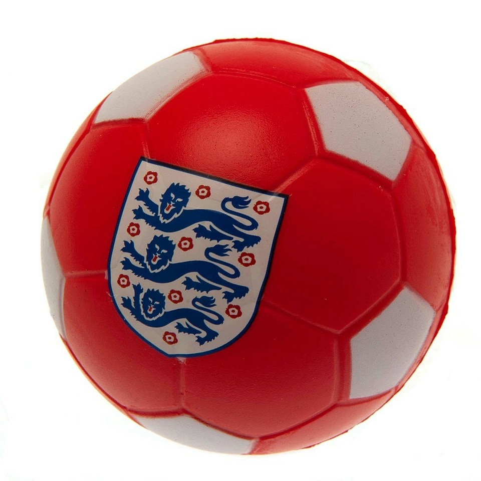 image 1 of England FA Crest Stress Ball - Red/White/Blue - One Size