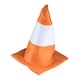 image 1 of Bristol Novelty Unisex Traffic Cone Hat - Orange/White - One Size