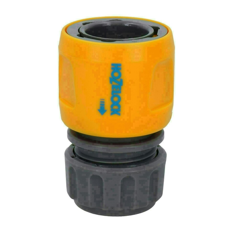 image 1 of 4PC Hozelock Garden Hose Fittings Tap Connectors Sprayer Nozzle Starter Kit