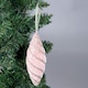 image 5 of 15cm Nut Shape Bauble - Baby Pink