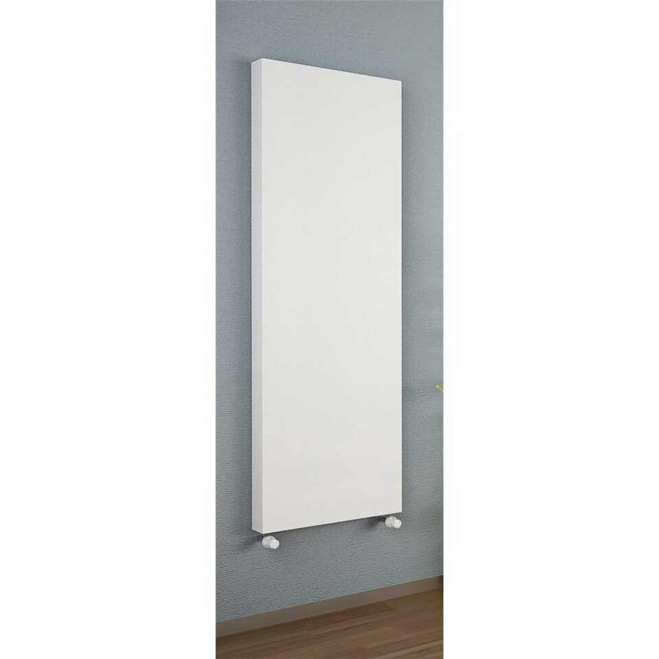 image 1 of 1800mm (H) x 600mm (W) - White Vertical Flat - Type 20 - Radiator (Madrid) - Double Panel - (1.8m x 0.6m) - Depth 72.5mm