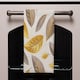 image 2 of Botanical gold and purple leaf (Kitchen Towel)