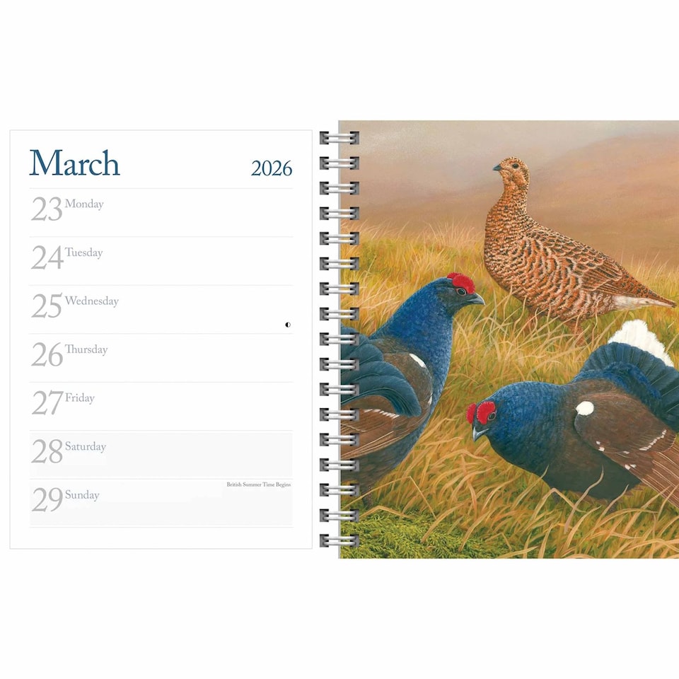 image 1 of Robert Fuller, British Wildlife In Art A5 Deluxe Diary 2026