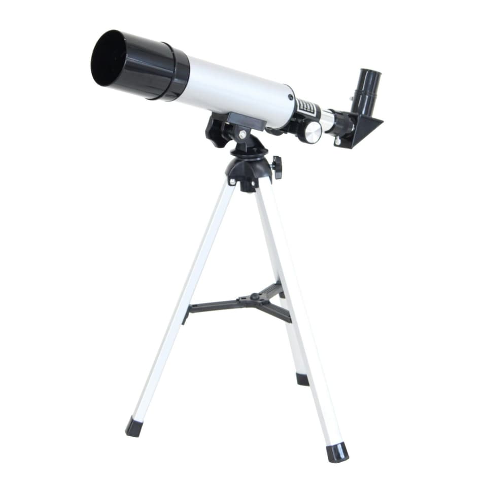 image 1 of Oypla Astronomical 360-50 Portable Refractor Telescope with Lightweight Tripod - 60x Magnification