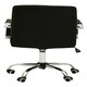 image 5 of Interiors by Premier Brent Black Leather Effect And Chrome Home Office Chair
