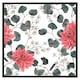 image 2 of Red flowers, green leaves (Picutre Frame) White | L