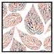 image 2 of Leaf droplets (Picutre Frame) White | XL