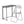 Black/White, Harbour Housewares Deluxe Folding Wooden Desk & Chair Set - Black/Black | Black | Black/White