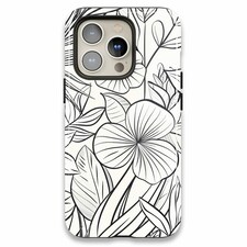 Floral Sketch Phone Case Black | iPhone 12 Mini
Slim | iPhone 12 Mini
Slim