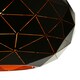 image 4 of Interiors by Premier Small Black and Copper Pendant Light