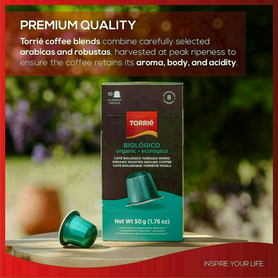 image 1 of Organic Aluminium Nespresso ® Compatible Coffee Capsules (!20 Pods)