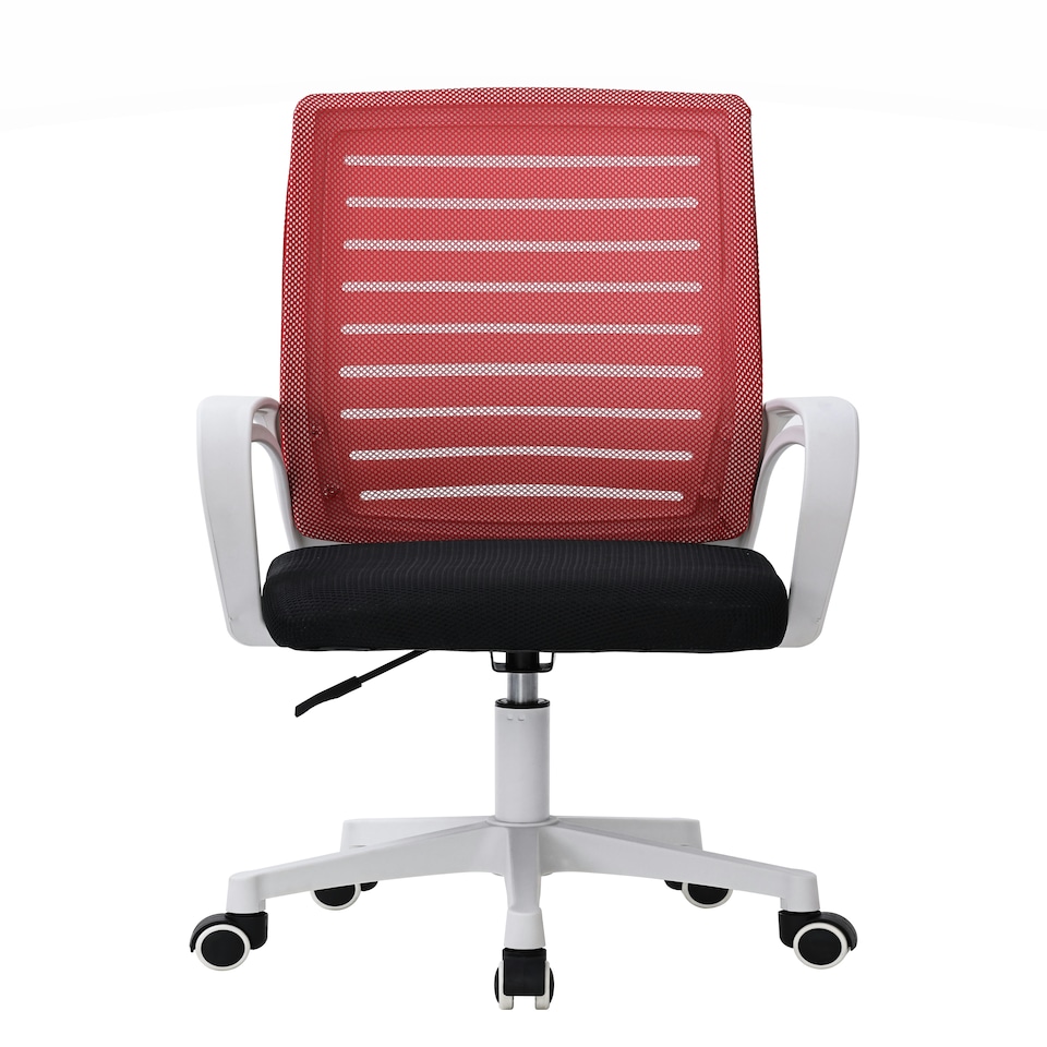 image 1 of MOF Office Chair Ergonomic Desk Chair Lumbar Support Height Adjustable 2107 Red
