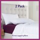 image 2 of Slumberdown Feels like Down Super Support Pillow, Firm Support, 2 Pack
