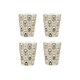 image 1 of Wreath Animals Ceramic Egg Cups - Set of 4