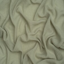 Minerva Core Range Green Crinkle Texture Seersucker Voile Fabric for Dressmaking, 145cm / 57" Wide - per metre