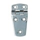 image 2 of Polished Door Hinge Stainless Steel 76mm x 38mm 316 Marine Cabin Hatch Silver