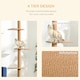 image 6 of PawHut 260cm Cat Tree Floor To Ceiling Adjustable Height