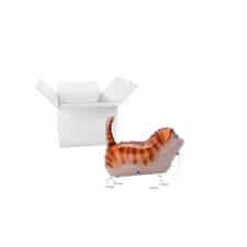 Tommy The Cat Walking Pet Foil Helium Balloon - Inflated Balloon in a Box