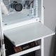 image 8 of HOMCOM Freestanding Jewellery Storage Armoire w/ 2 Mirrors Drawers Hooks Lights