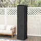 image 7 of Outsunny Heavy Duty Gas Pyramid Outdoor Patio Heater Cover, Black | Black | Black | 53L x 53W x 222H cm