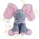 image 1 of Alivio Peek-a-boo Elephant Singing Musical Baby Plush Toy Stuffed Doll (Pink)
