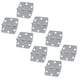 image 1 of Polished Butterfly Door Hinge 8 PackStainless Steel 75mm x 73mm 316 Marine Cabin