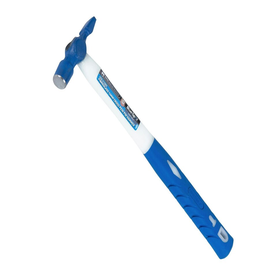 Blue Spot Tools - 4oz (110g) Fibreglass 14mm Cross Pein Pin Hammer