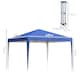 image 10 of Outsunny 3 x 3M Garden Pop Up Gazebo Height Adjustable Marquee Party Tent Wedding Canopy with Carrying Bag, Blue