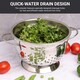 image 6 of Buckingham Premium Stainless Steel Deep Colander 5.2 Litre / 26 cm