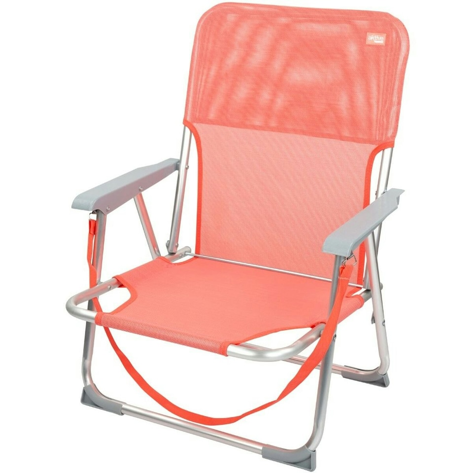 image 1 of Folding Chair Aktive Flamingo Coral 44 x 72 x 35 cm (4 Units) N/A
